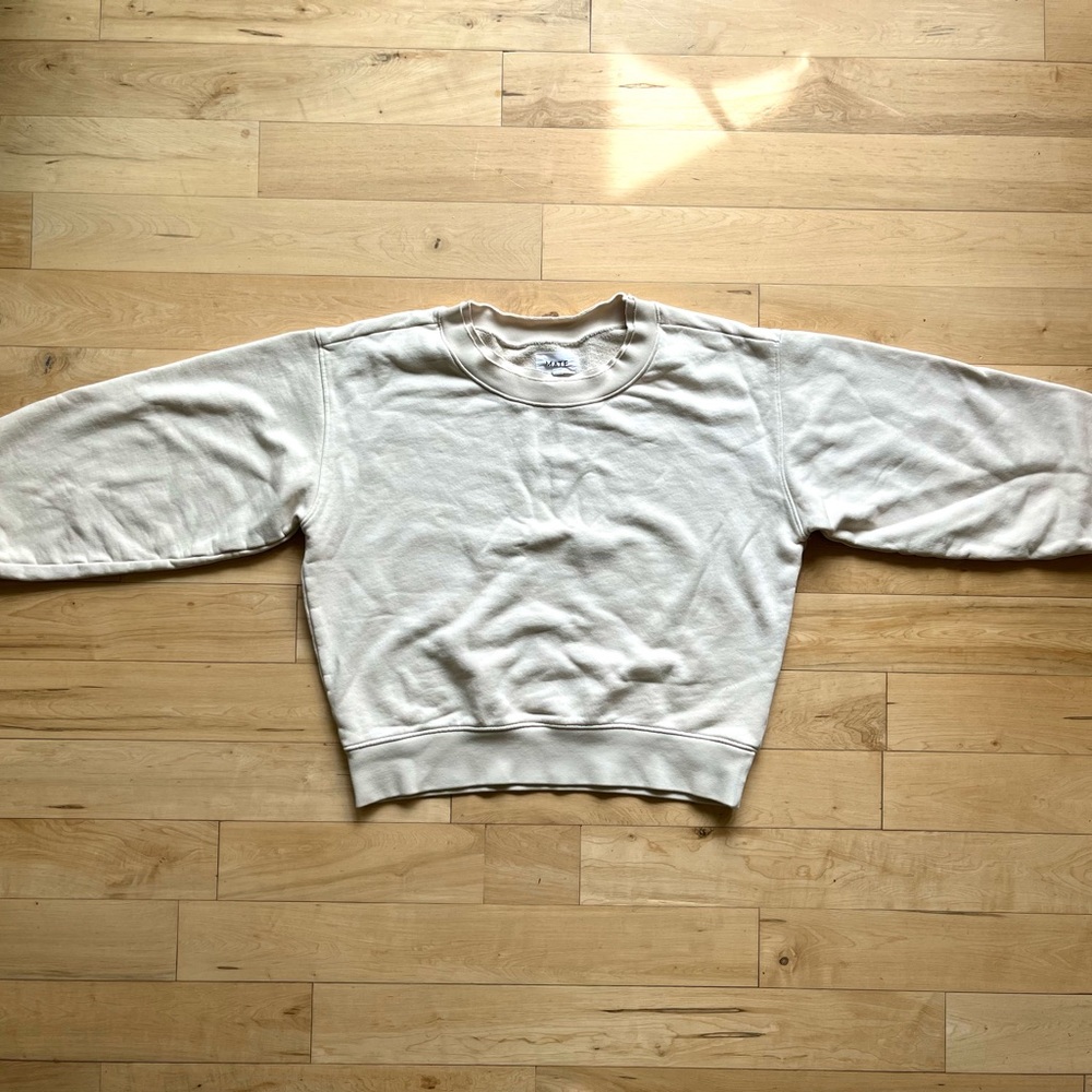 Mate The Label Cream Sweatshirt